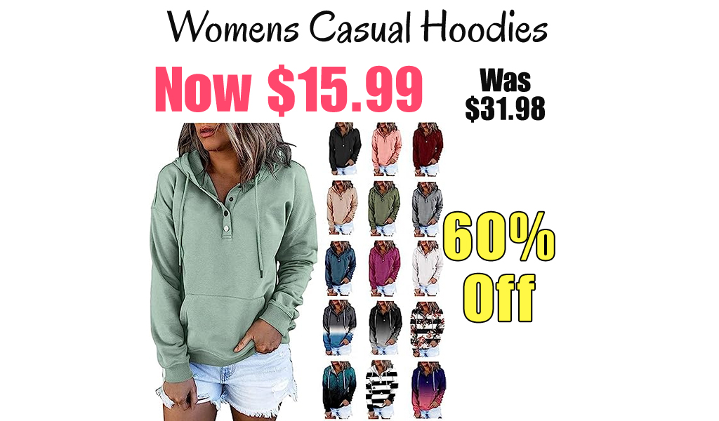Womens Casual Hoodies Only $15.99 Shipped on Amazon (Regularly $31.98)
