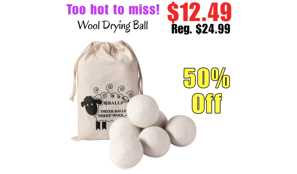 Wool Drying Ball Only $12.49 Shipped on Amazon (Regularly $24.99)