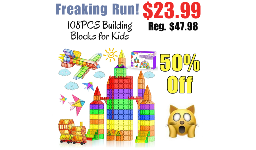 108PCS Building Blocks for Kids Only $23.99 Shipped on Amazon (Regularly $47.98)