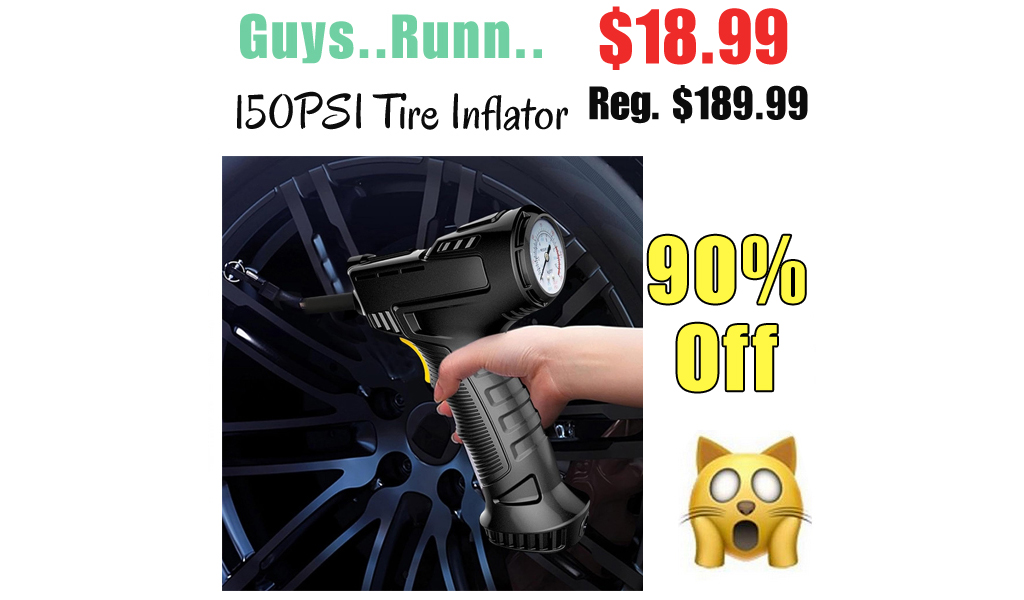 150PSI Tire Inflator Only $18.99 Shipped on Amazon (Regularly $189.99)