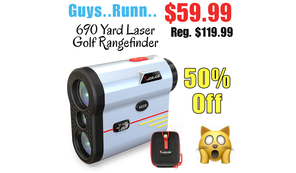 690 Yard Laser Golf Rangefinder Only $59.99 Shipped on Amazon (Regularly $119.99)