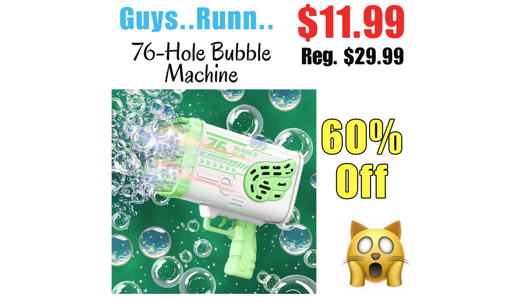 76-Hole Bubble Machine Only $11.99 Shipped on Amazon (Regularly $29.99)