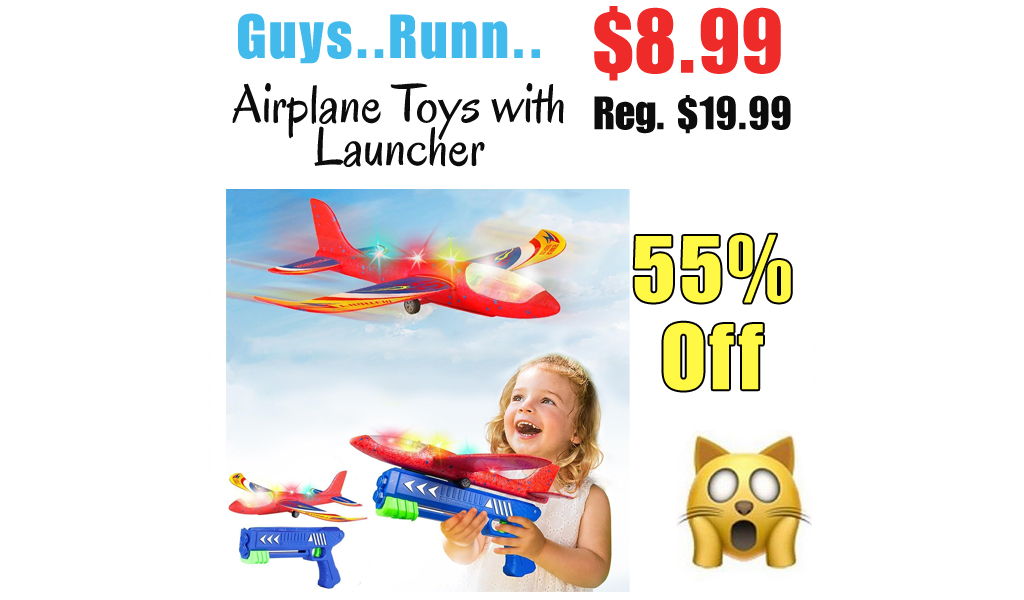 Airplane Toys with Launcher Only $8.99 Shipped on Amazon (Regularly $19.99)
