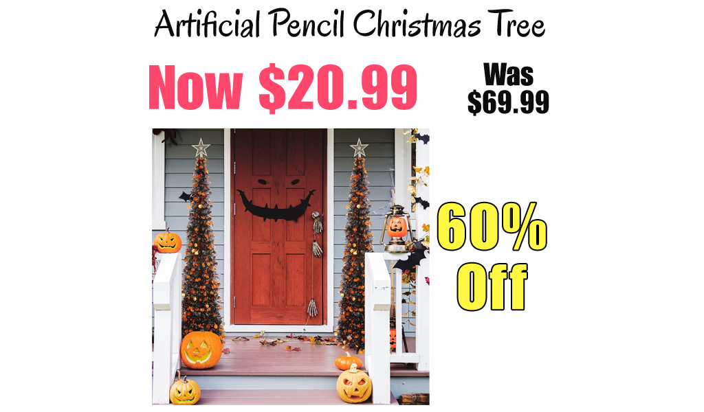 Artificial Pencil Christmas Tree Only $20.99 Shipped on Amazon (Regularly $69.99)