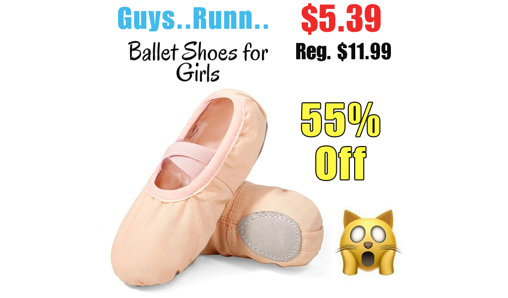 Ballet Shoes for Girls Only $5.39 Shipped on Amazon (Regularly $11.99)