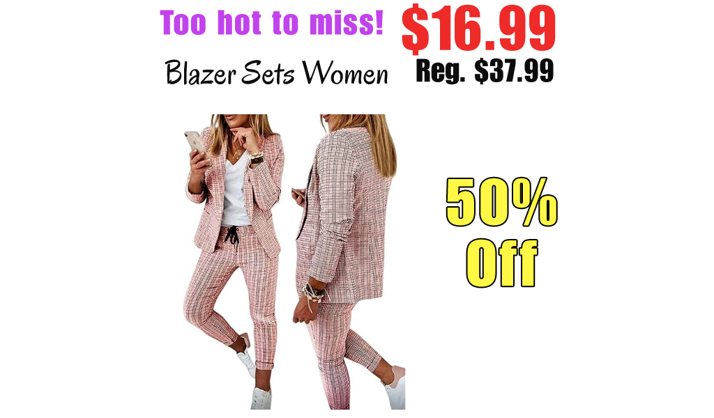 Blazer Sets Women Only $16.99 Shipped on Amazon (Regularly $37.99)