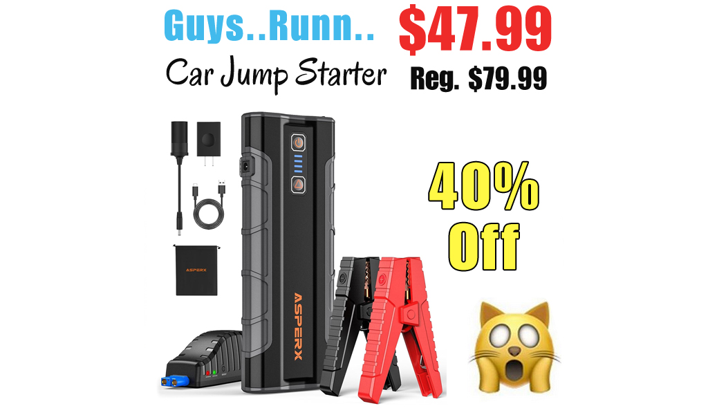 Car Jump Starter Only $47.99 Shipped on Amazon (Regularly $79.99)