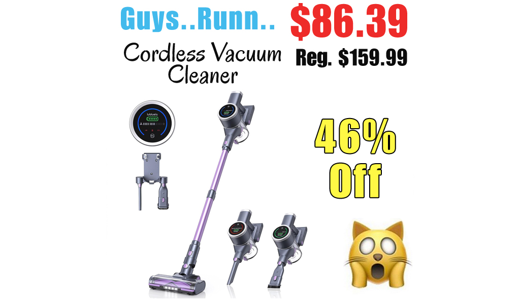 Cordless Vacuum Cleaner Only $86.39 Shipped on Amazon (Regularly $159.99)