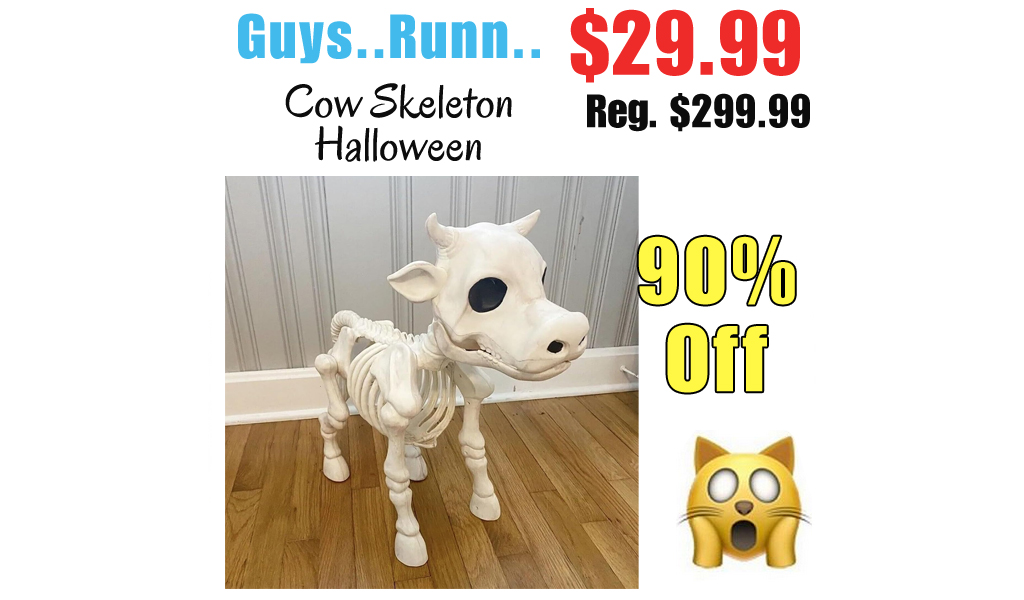 Cow Skeleton Halloween Only $29.99 Shipped on Amazon (Regularly $299.99)