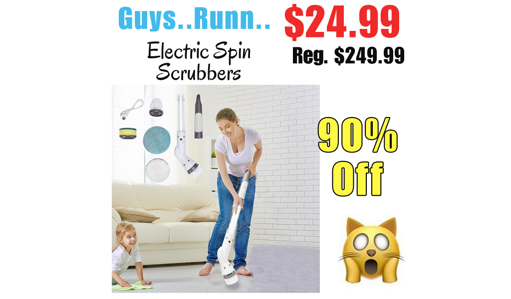 Electric Spin Scrubbers Only $24.99 Shipped on Amazon (Regularly $249.99)
