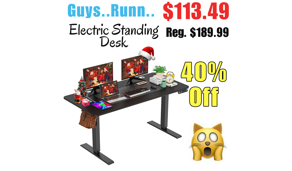Electric Standing Desk Only $113.49 Shipped on Amazon (Regularly $189.99)
