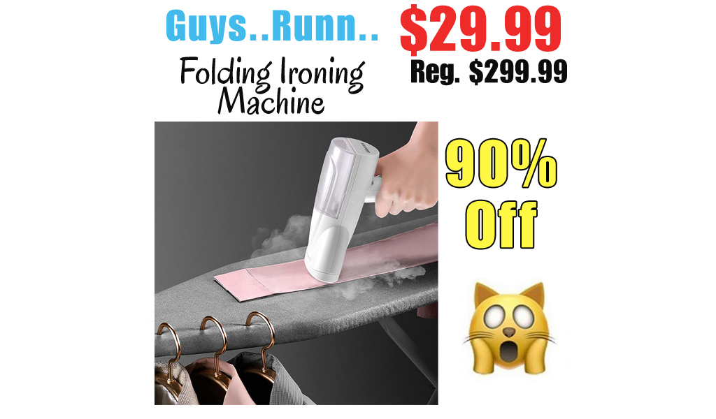 Folding Ironing Machine Only $29.99 Shipped on Amazon (Regularly $299.99)