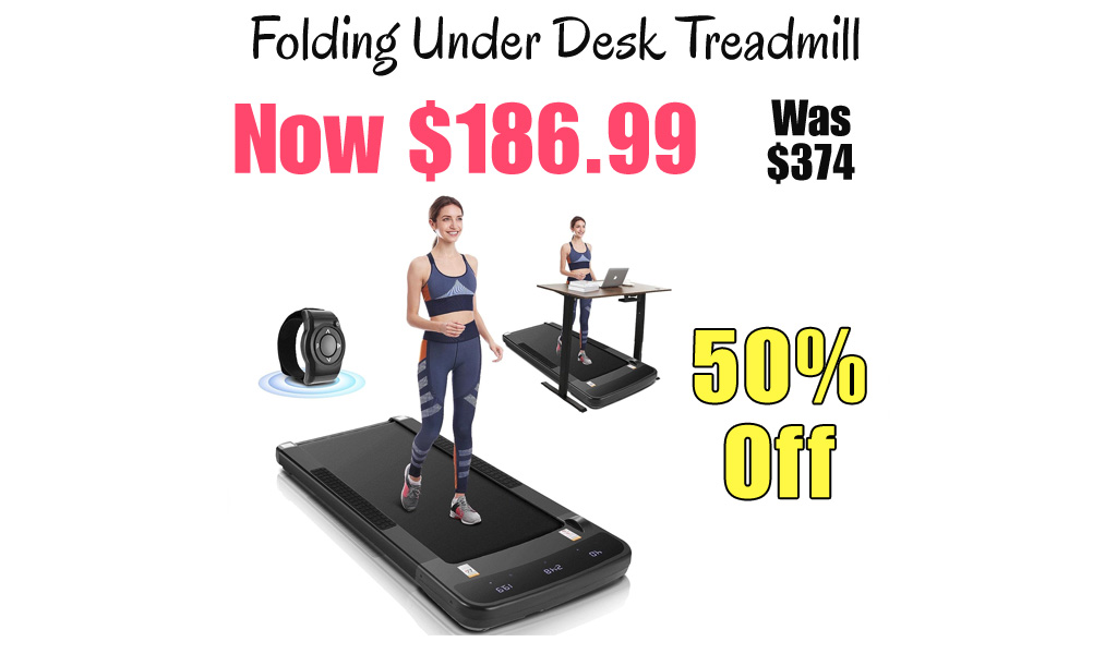 Folding Under Desk Treadmill Only $186.99 Shipped on Amazon (Regularly $374)