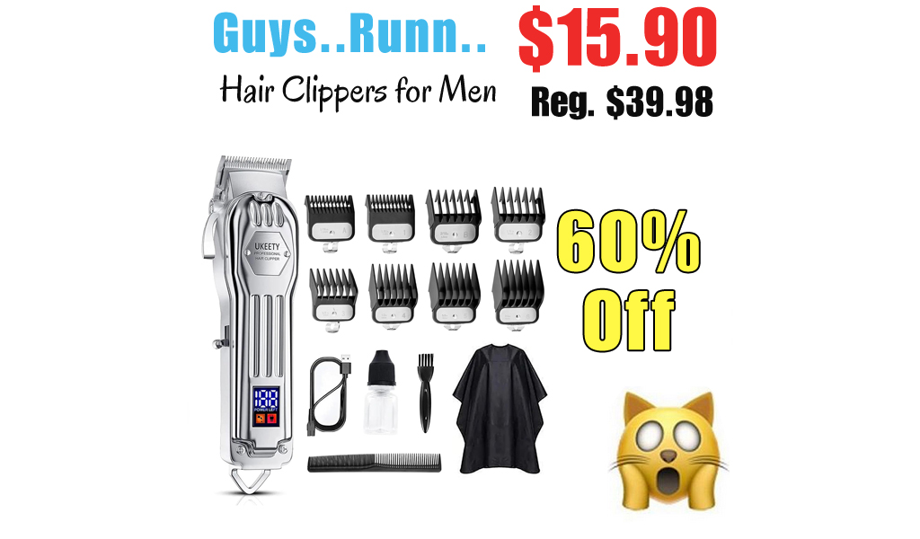 Hair Clippers for Men Only $15.90 Shipped on Amazon (Regularly $39.98)