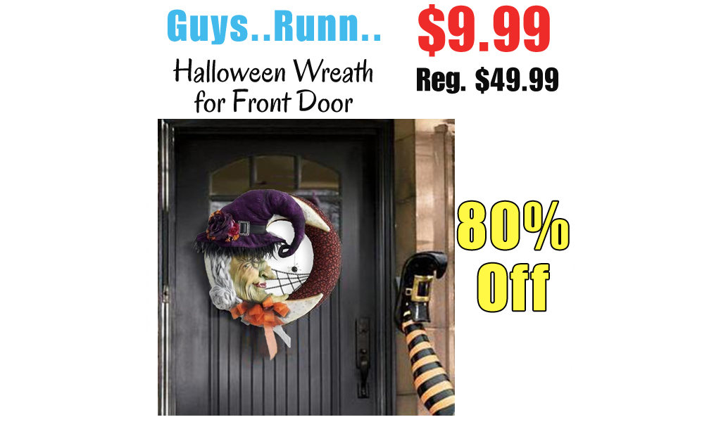 Halloween Wreath for Front Door Only $9.99 Shipped on Amazon (Regularly $49.99)