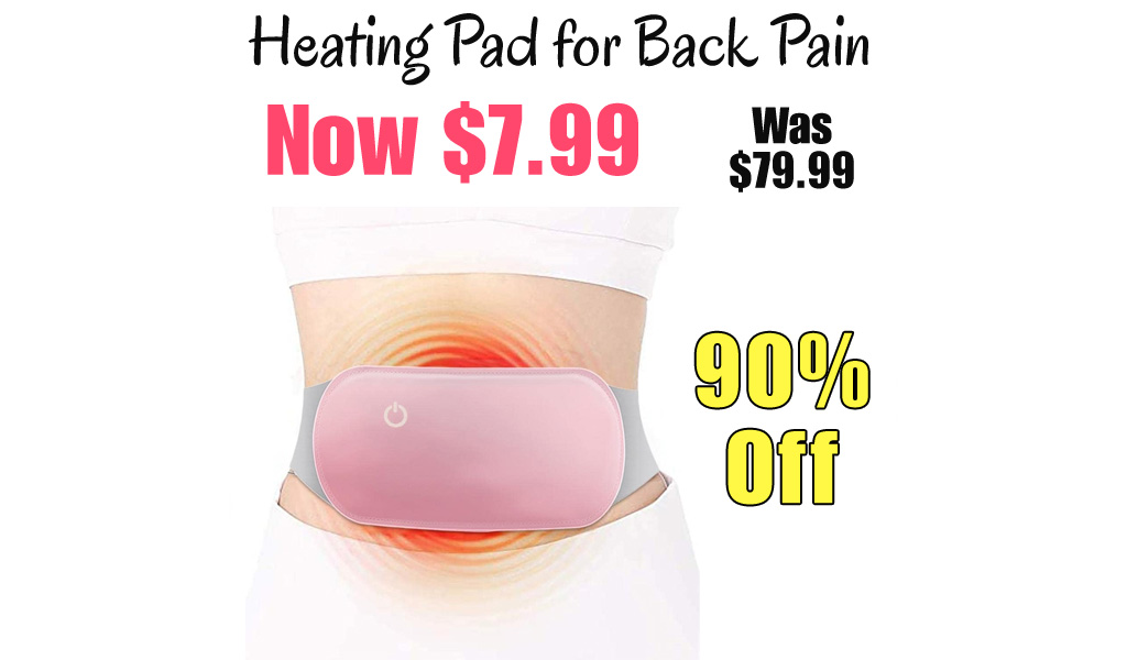 Heating Pad for Back Pain Only $7.99 Shipped on Amazon (Regularly $79.99)