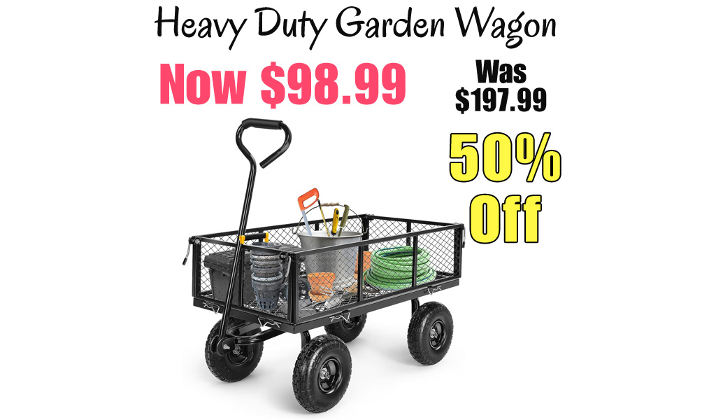 Heavy Duty Garden Wagon Only $98.99 Shipped on Amazon (Regularly $197.99)