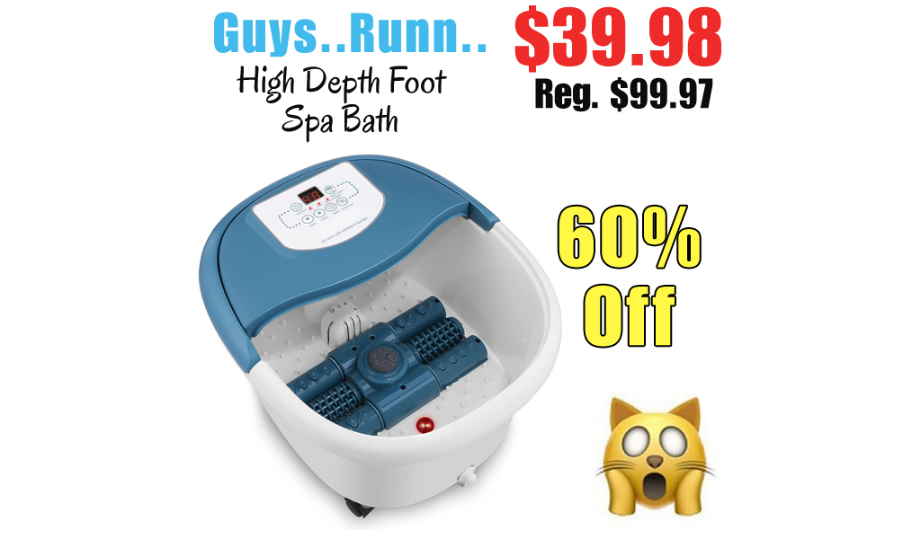 High Depth Foot Spa Bath Only $39.98 Shipped on Amazon (Regularly $99.97)