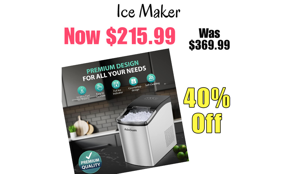 Ice Maker Only $215.99 Shipped on Amazon (Regularly $369.99)