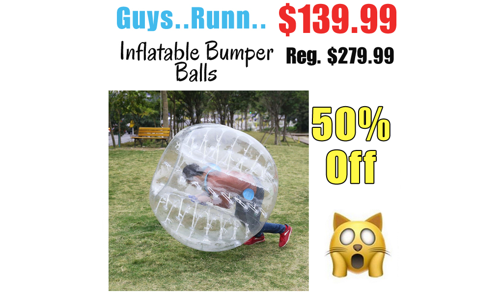 Inflatable Bumper Balls Only $139.99 Shipped on Amazon (Regularly $279.99)