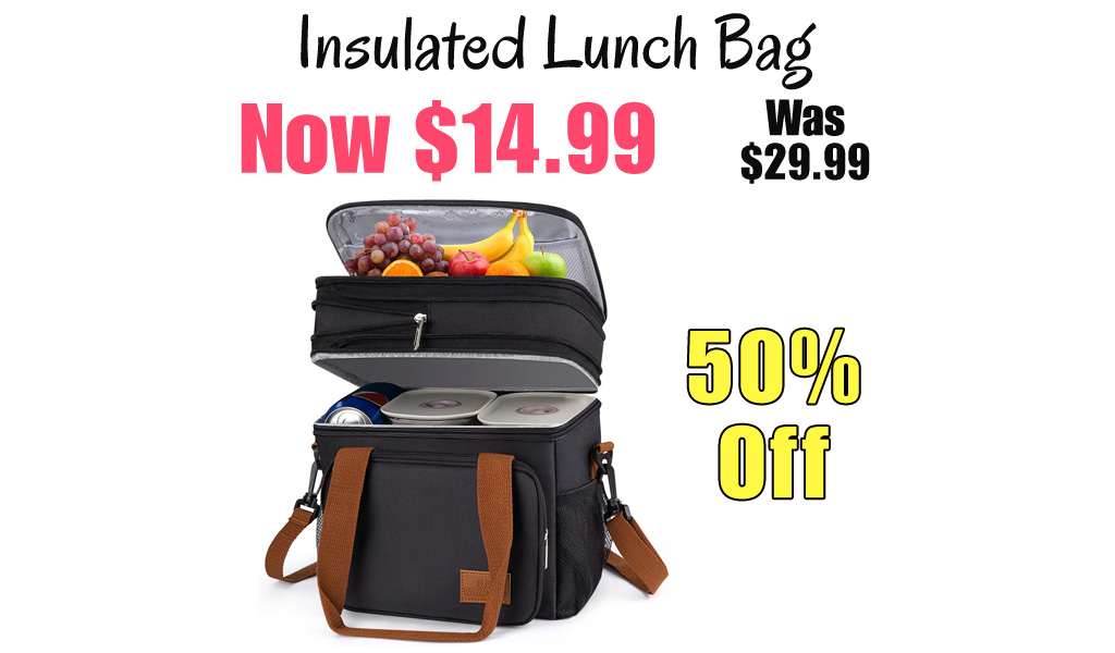 Insulated Lunch Bag Only $14.99 Shipped on Amazon (Regularly $29.99)