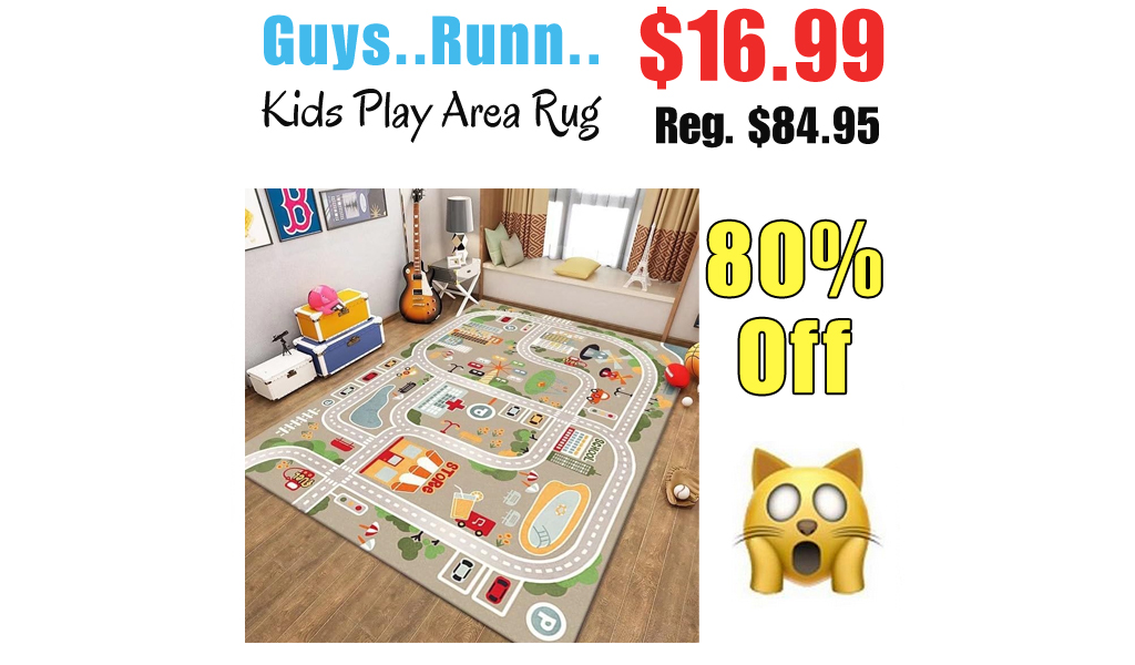 Kids Play Area Rug Only $16.99 Shipped on Amazon (Regularly $84.95)