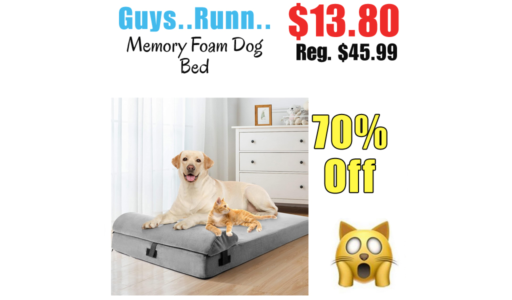 Memory Foam Dog Bed Only $13.80 Shipped on Amazon (Regularly $45.99)