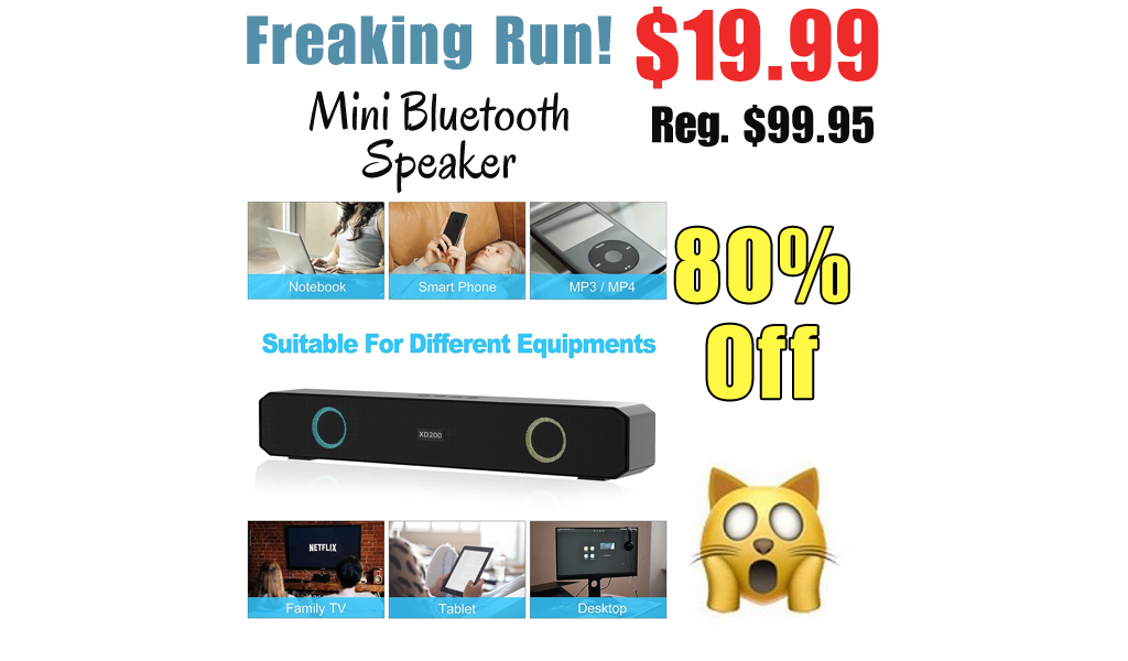Mini Bluetooth Speaker Only $19.99 Shipped on Amazon (Regularly $99.95)