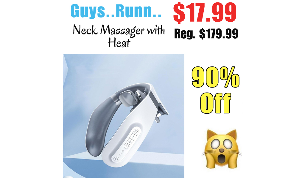 Neck Massager with Heat Only $17.99 Shipped on Amazon (Regularly $179.99)