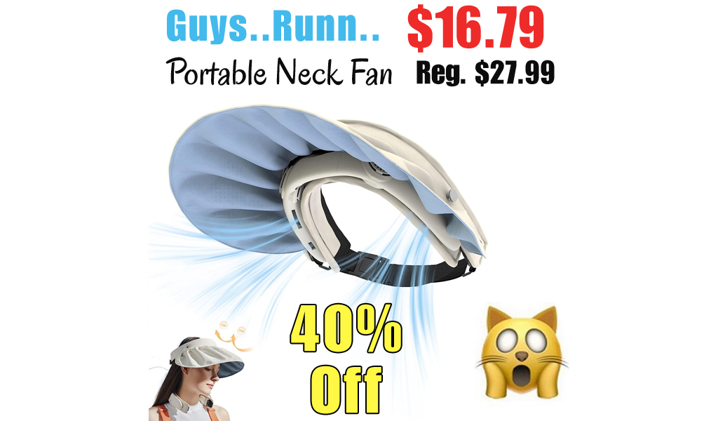 Portable Neck Fan Only $16.79 Shipped on Amazon (Regularly $27.99)