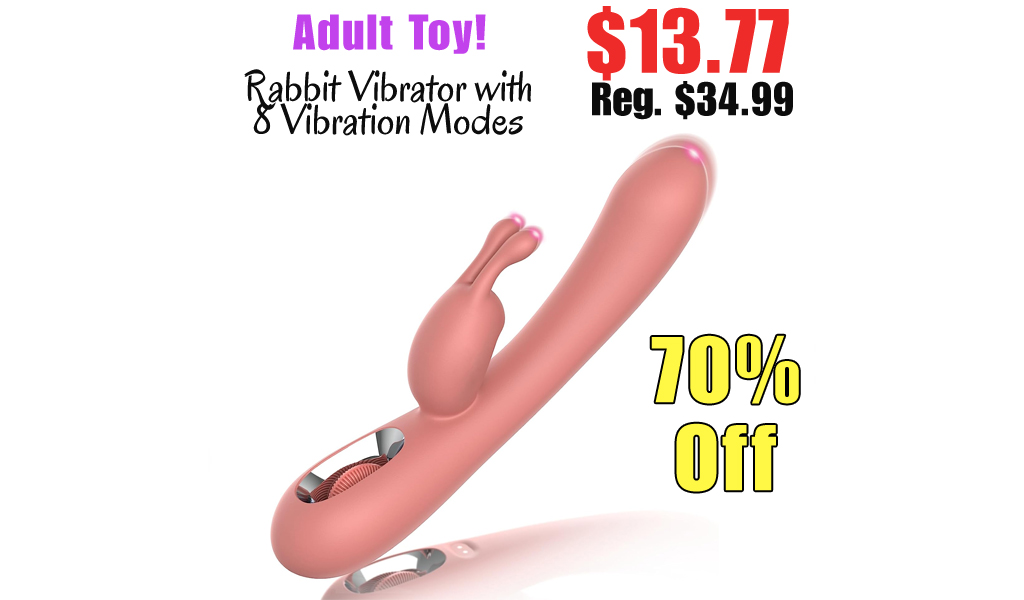 Rabbit Vibrator with 8 Vibration Modes Only $13.77 Shipped on Amazon (Regularly $34.99)