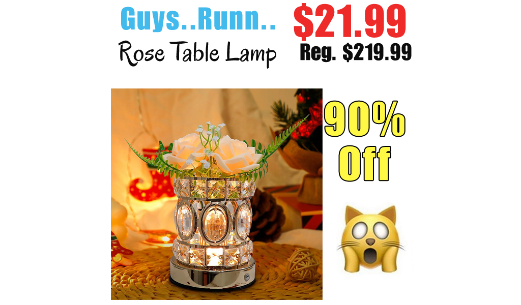 Rose Table Lamp Only $21.99 Shipped on Amazon (Regularly $219.99)