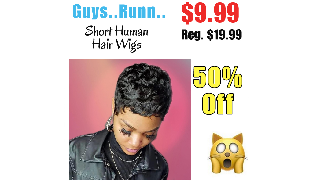 Short Human Hair Wigs Only $9.99 Shipped on Amazon (Regularly $19.99)
