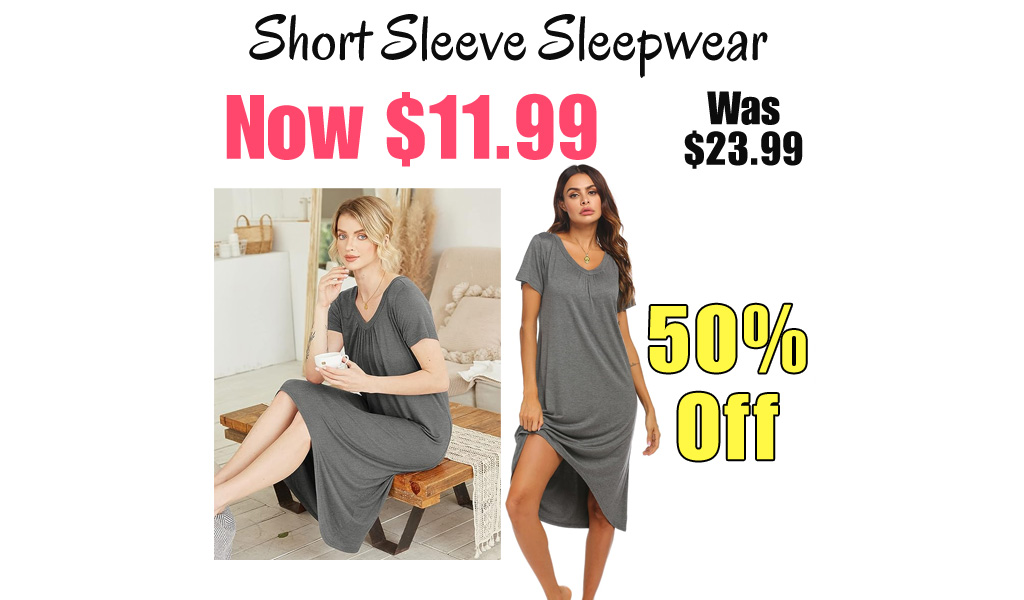 Short Sleeve Sleepwear Only $11.99 Shipped on Amazon (Regularly $23.99)