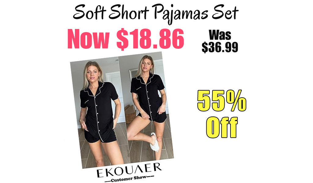Soft Short Pajamas Set Only $18.86 Shipped on Amazon (Regularly $36.99)