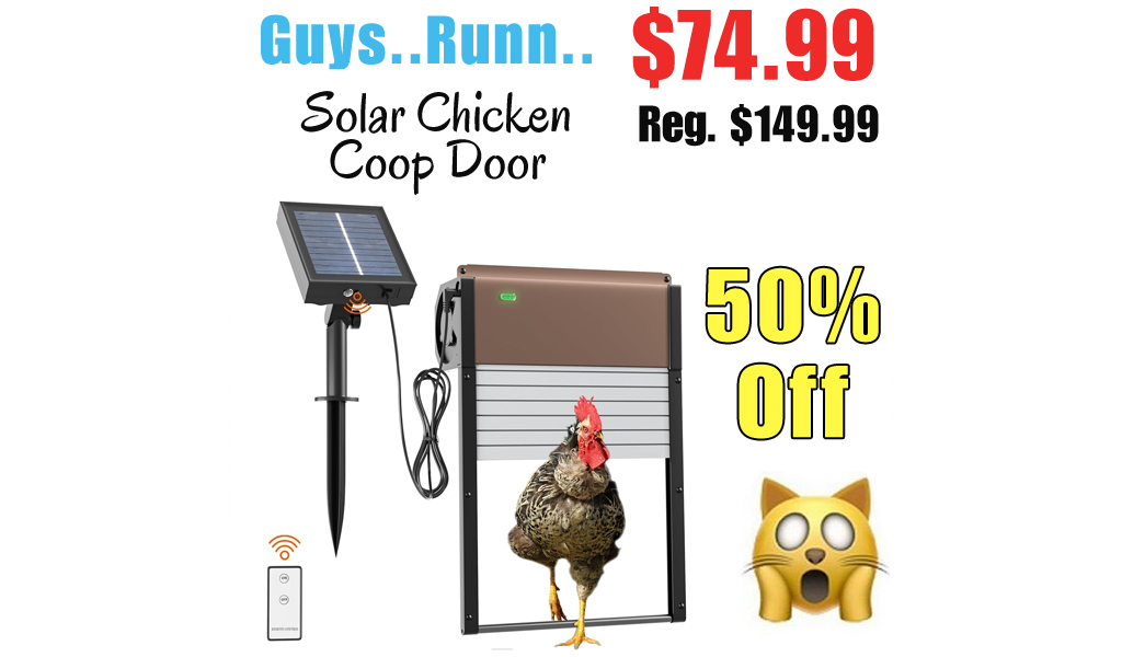 Solar Chicken Coop Door Only $74.99 Shipped on Amazon (Regularly $149.99)