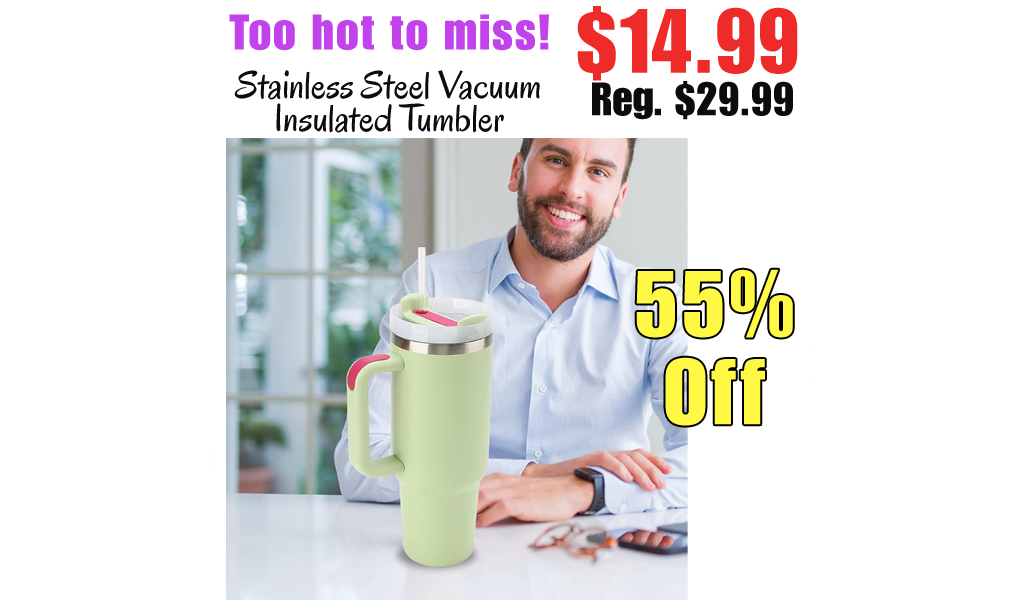 Stainless Steel Vacuum Insulated Tumbler Only $14.99 Shipped on Amazon (Regularly $29.99)