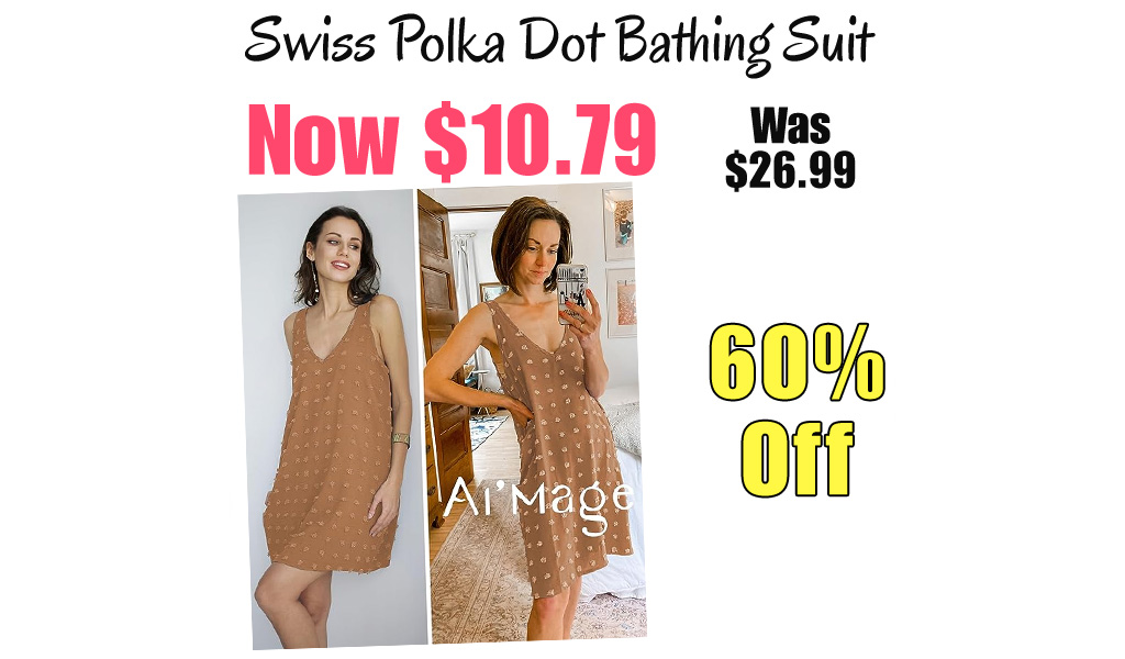 Swiss Polka Dot Bathing Suit Only $10.79 Shipped on Amazon (Regularly $26.99)