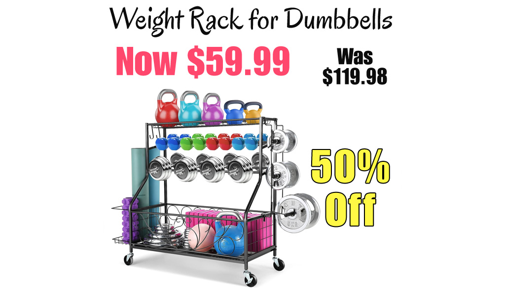 Weight Rack for Dumbbells Only $59.99 Shipped on Amazon (Regularly $119.98)