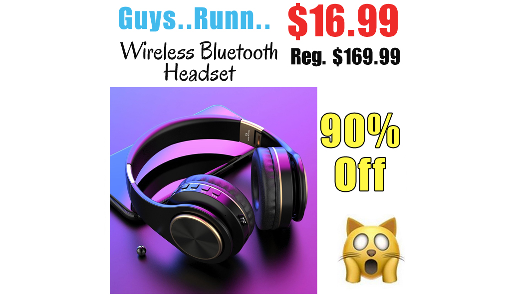 Wireless Bluetooth Headset Only $16.99 Shipped on Amazon (Regularly $169.99)