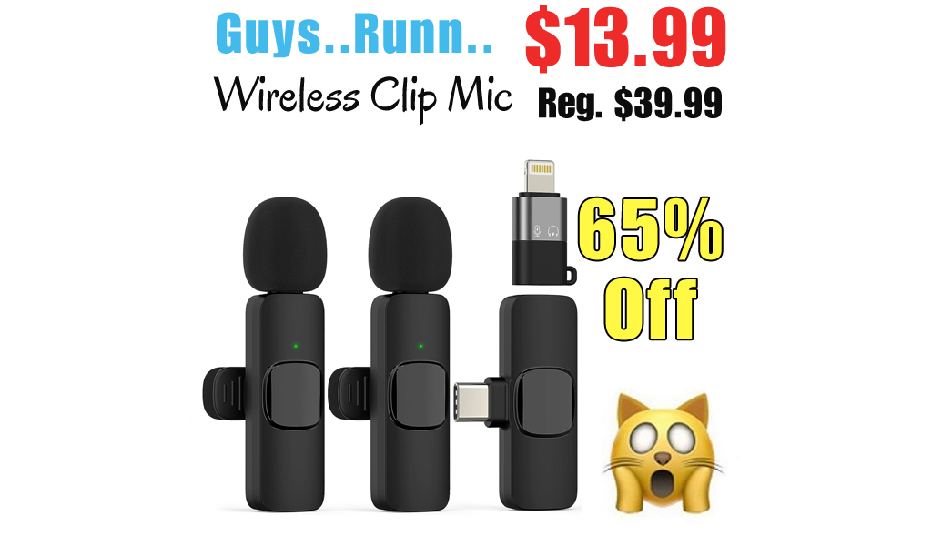 Wireless Clip Mic Only $13.99 Shipped on Amazon (Regularly $39.99)