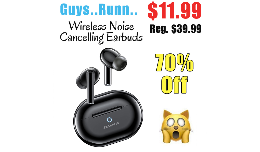 Wireless Noise Cancelling Earbuds Only $11.99 Shipped on Amazon (Regularly $39.99)