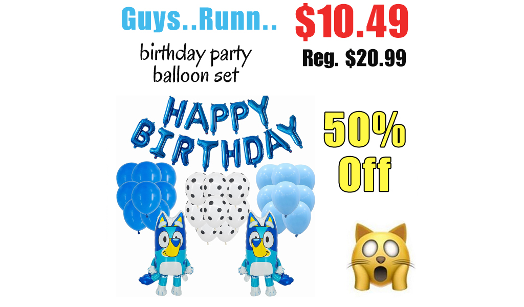 birthday party balloon set Only $10.49 Shipped on Amazon (Regularly $20.99)