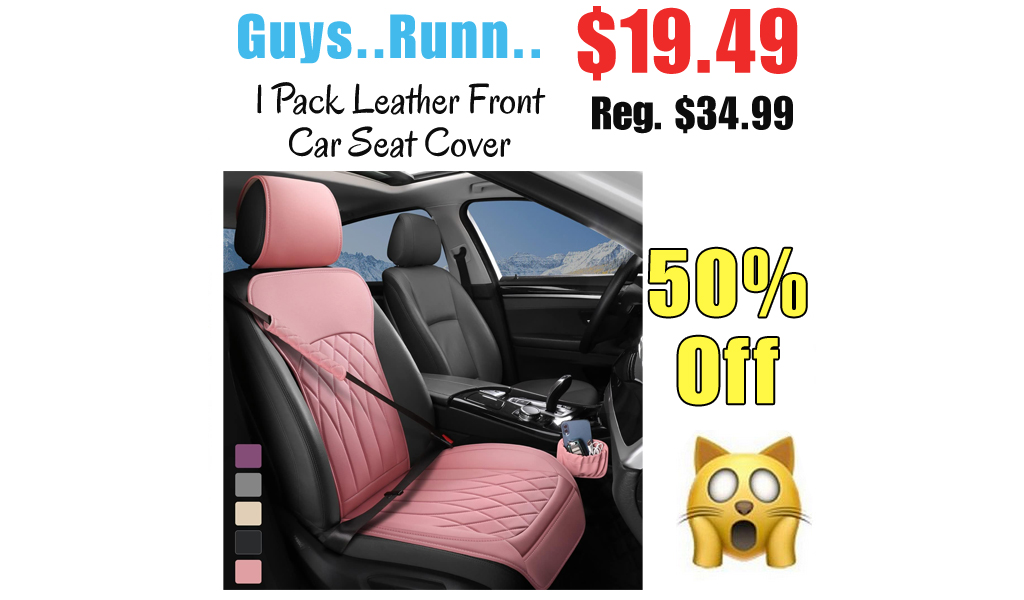 1 Pack Leather Front Car Seat Cover Only $19.49 Shipped on Amazon (Regularly $34.99)