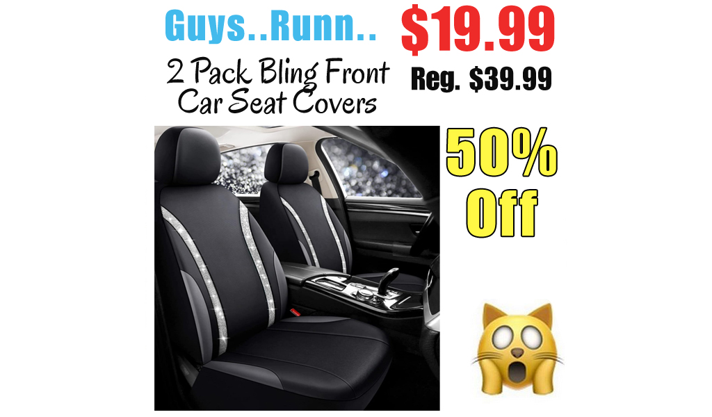 2 Pack Bling Front Car Seat Covers Only $19.99 Shipped on Amazon (Regularly $39.99)