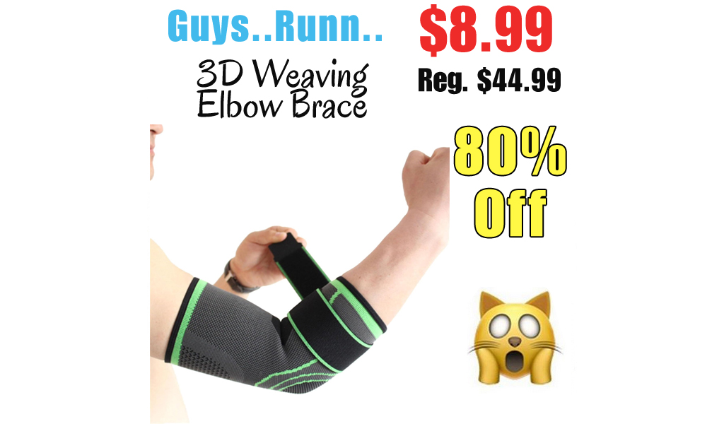 3D Weaving Elbow Brace Only $8.99 Shipped on Amazon (Regularly $44.99)