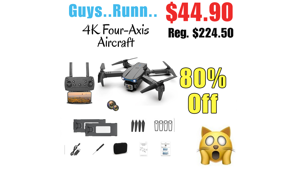 4K Four-Axis Aircraft Only $44.90 Shipped on Amazon (Regularly $224.50)