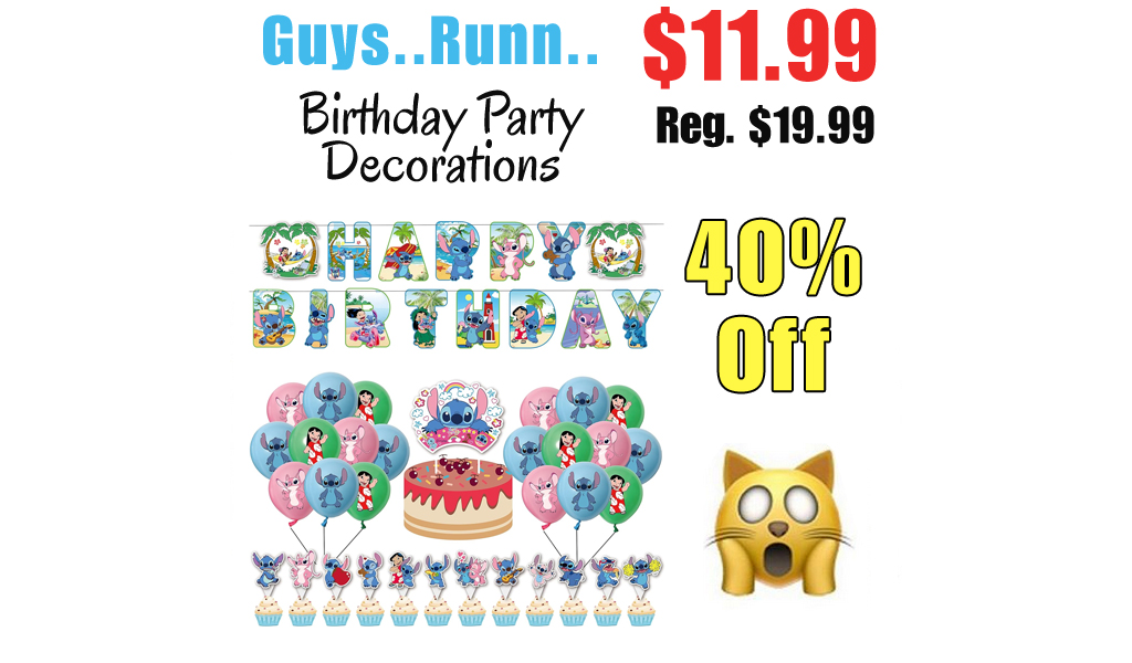 Birthday Party Decorations Only $11.99 Shipped on Amazon (Regularly $19.99)