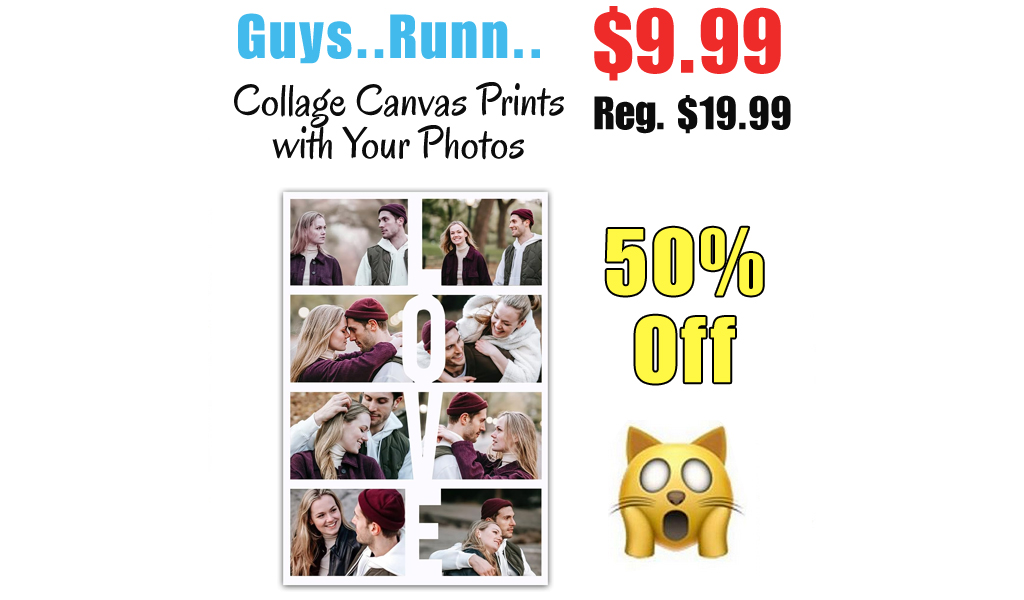 Collage Canvas Prints with Your Photos Only $9.99 Shipped on Amazon (Regularly $19.99)