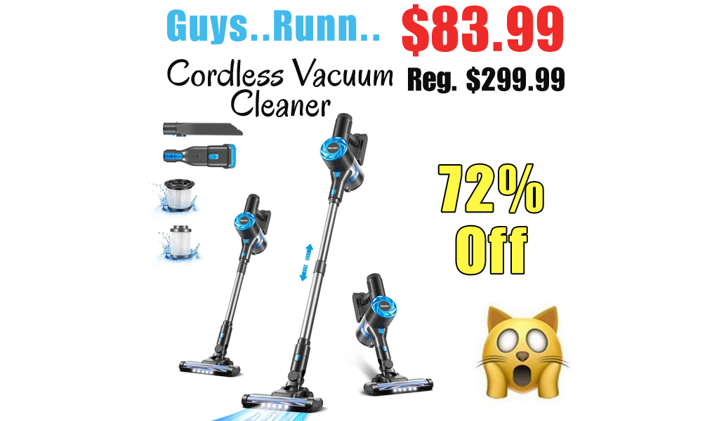 Cordless Vacuum Cleaner Only $83.99 Shipped on Amazon (Regularly $299.99)